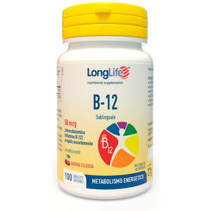 Long life - Longlife b12 50mcg sublinguale 100 tavolette