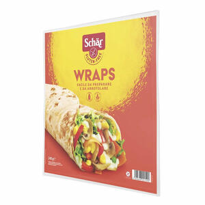 Schar - Schar wraps piadina arrotolabile senza lattosio 240 g