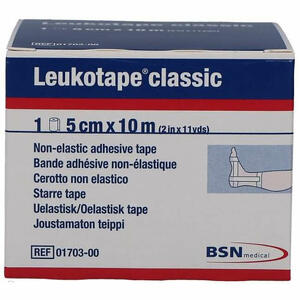 Leukotape - Leukotape benda anelastica per bendaggi funzionali 5x100 cm