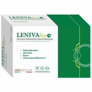 Offhealth - Garze oftalmiche leniva biosecur 20 pezzi