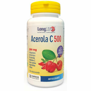 Long life - Longlife acerola c500 frutti di bosco 30 compresse