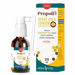 Erba vita - Propoli evsp spray gola junior gusto fragola 20ml