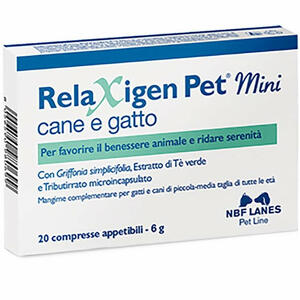 N.b.f. lanes - Relaxigen pet mini blister 20 compresse