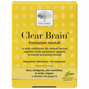 New nordic - Clear brain 60 compresse