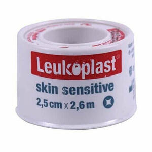 Leukoplast - Leukoplast skin sensitive cerotto su rocchetto con massa adesiva in silicone m2,6 x 2,5cm 1 pezzo