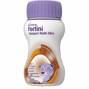 Nutricia - Fortini compact multi fibre cioccolato caramello 4 bottiglie da 125ml