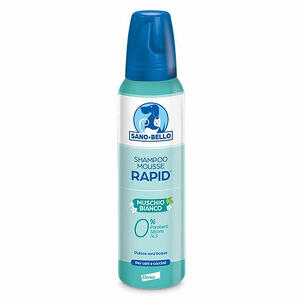 Sano e bello - Sano e bello shampoo mousse rapid nf muschio bianco 300ml