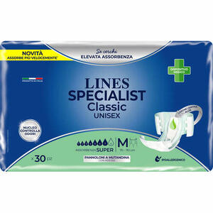 Lines - Pannolone a mutanda lines specialist classic super mm 30 pezzi