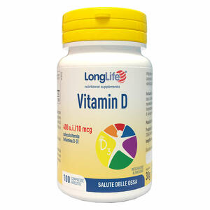 Long life - Longlife vitamin d 400ui 100 compresse