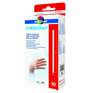 Master aid - Master-aid sterigrap strip adesivo sutura ferite 75x3 mm 10 pezzi