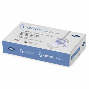 Sinovial - Siringa intra-articolare sinovial hl 32 16mg+16mg 1 fs + ago gauge 22 + ago gauge 29 1 pezzo