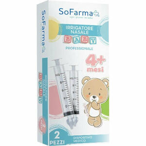 Sofarma irrigatore nasale baby - Irrigatore nasale baby 2 pezzi sofarmapiu'