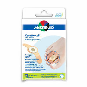 Master aid - Cerotto callifugo master-aid footcare 71x22 mm 12 pezzi b2