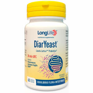 Long life - Longlife diaryeast 60 capsule vegetali