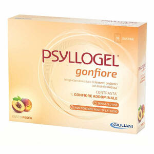 Psyllogel - Psyllogel gonfiore pesca 10 bustine