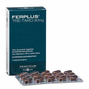 Ferplus  tre-tard - Principium ferplus tre retard 30mg 30 compresse gastroresistenti