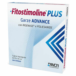 Garze advance - Fitostimoline plus garze advance impregnate 10x10 cm 5 pezzi