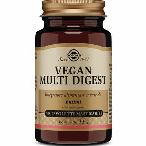 Solgar - Vegan multi digest 50 tavolette masticabili