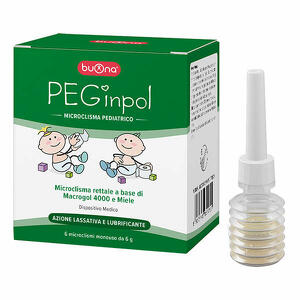 Buona - Peginpol microclisma ped 6 microclismi da 6 g