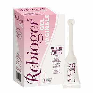 Gel vaginale - Rebioger gel vaginale 6 applicatori monodose da 5ml