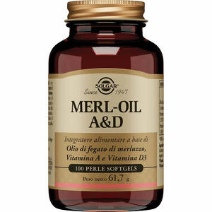 Solgar - Merl oil a&d 100 perle softgel