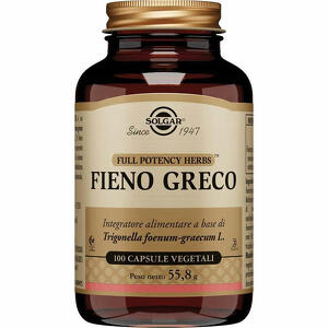 Solgar - Fieno greco 100 capsule