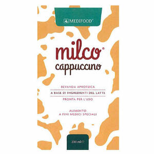 Piam farmaceutici - Medifood milco bevanda aproteica cappuccino 6 x 200ml