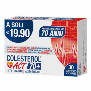 Colesterol act 70+ - Colesterol act 70+ 30 compresse