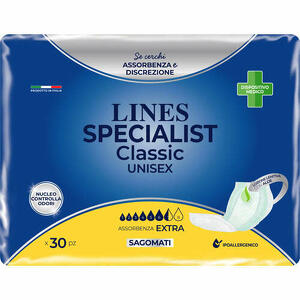 Lines - Pannolone lines specialist classic sagomato extra 30 pezzi