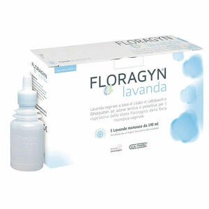 Floragyn - Lavanda vaginale a base di lattobacilli lisati floragyn lavanda 140ml 5flaconi