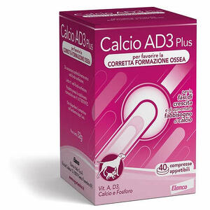 Calcio ad3 - Calcio ad3 plus 40 compresse appetibili