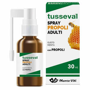 Tusseval - Tusseval gola propoli spray per adulti 30 ml